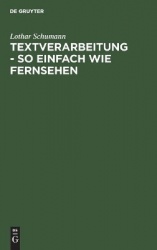 Textverarbeitung - so einfach wie Fernsehen - mit Word für DOS ... unter DOS oder WINDOWS