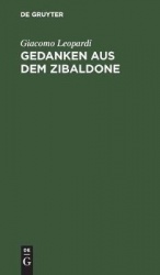 Gedanken Aus Dem Zibaldone