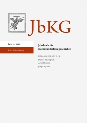 Jahrbuch Fur Kommunikationsgeschichte 24 (2022)