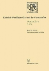 Das Gedicht als Spiegel der Dichter - Zur Geschichte des deutschen poetologischen Gedichts