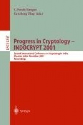 Progress in Cryptology - INDOCRYPT 2001 : Second International Conference on Cryptology in India, Chennai, India, December