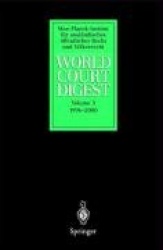World Court Digest - Volume 3: 1996 - 2000