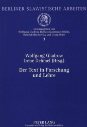 Der Text in Forschung Und Lehre