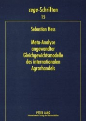 Meta-Analyse Angewandter Gleichgewichtsmodelle Des Internationalen Agrarhandels