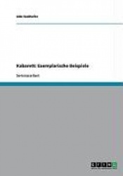Kabarett - Exemplarische Beispiele