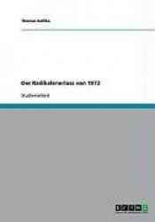 Der Radikalenerlass von 1972