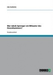 War Jakob Sprenger Ein Mitautor Des Hexenhammers?
