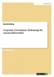 Corporate Governance - Bedeutung fur Automobilhersteller