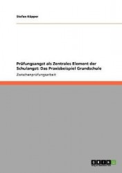 Prüfungsangst als Zentrales Element der Schulangst:  Das Praxisbeispiel Grundschule