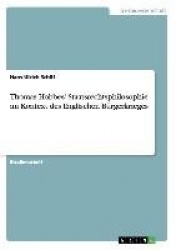 Thomas Hobbes'Staatsrechtsphilosophie im Kontext des Englischen Bürgerkrieges