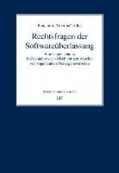 Rechtsfragen der Softwareüberlassung