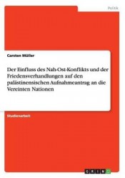 Der Einfluss des Nah-Ost-Konflikts und der Friedensverhandlungen auf den palastinensischen Aufnahmeantrag an die Vereinten Natio