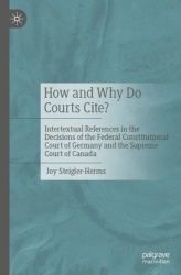 How and Why Do Courts Cite? : Intertextual References in the Decisions of the Federal Constitutional Court of Germany and