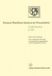 Vom Ausgang der Komödie Exemplarische Lustspielschlüsse in der europäischen Literatur - 220. Sitzung am 16. März 1977 in Düsseld