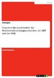 Ursachen für das Scheitern der Friedensverhandlungen zwischen der AKP und der PKK