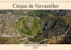 Cirque de Navacelles - Canyon in den französischen Cevennen (Tischkalender 2020 DIN A5 quer)