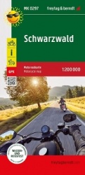 Schwarzwald, Motorradkarte 1:200.000, freytag&berndt