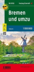Bremen and around, cycle map 1:100,000