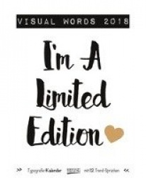 Visual Words 2018. Typo Art Kalender