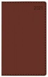 Buchkalender Daily Timer Compact Tizio braun 2021