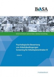 Basa - Psychologische Bewertung von Arbeitsbedingungen - Screening für Arbeitsplatzinhaber III