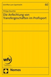 Die Anfechtung Von Transfergeschaften Im Profisport