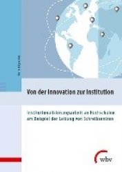 Von der Innovation zur Institution