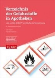 Verzeichnis der Gefahrstoffe in Apotheken