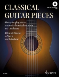Classical guitar pieces : 49 easy-to-play pieces in standard musical notation and tabulature