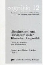 'Beschreiben'und'Erklären'in der klinischen Linguistik