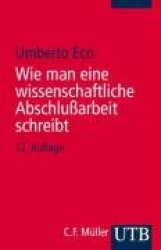 Wie man eine wissenschaftliche Abschlußarbeit schreibt