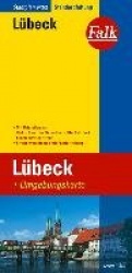 Falk Stadtplan Extra Standardfaltung Lübeck