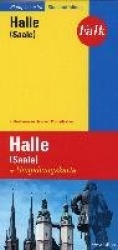 Falk Stadtplan Extra Standardfaltung Halle