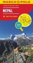 MARCO POLO Länderkarte Nepal 1:750 000