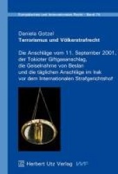 Terrorismus und Völkerstrafrecht