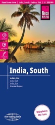 Reise Know-How Landkarte Indien, Süd / India, South (1:1.200.000)