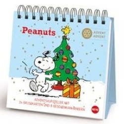 Peanuts Adventsaufsteller Geschenkbuch