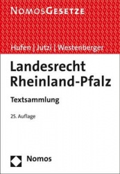 Landesrecht Rheinland-Pfalz - Textsammlung, Rechtsstand: 1. Juli 2016