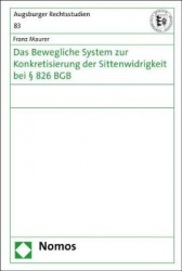 Das Bewegliche System zur Konkretisierung der Sittenwidrigkeit bei§ 826 BGB