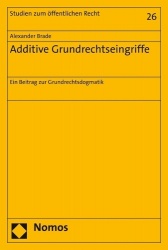 Additive Grundrechtseingriffe - Ein Beitrag Zur Grundrechtsdogmatik