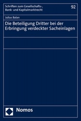 Die Beteiligung Dritter Bei Der Erbringung Verdeckter Sacheinlagen