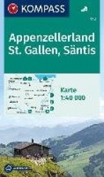 Appenzellerland - St. Gallen - Säntis 1 : 40 000