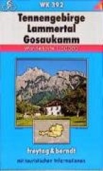 Tennengebirge, Lammertal, Gosaukamm 1 : 50 000. WK 392