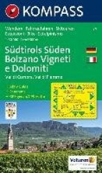 Südtirols Süden - Bolzano Vigneti e Dolomiti - Val di Cembra - Val di Fiemme 1 : 50 000