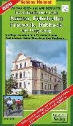 Radwander- und Wanderkarte Havelländisches Luch, Nauen, Fehrbellin, Friesack, Ribbeck und Umgebung 1 : 50 000