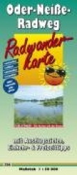 Radwanderkarte Oder-Neiße-Radweg, Jablonec - Ueckermünde 1 : 50 000
