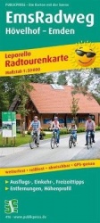 Publicpress Leporello Radtourenkarte EmsRadweg, Hövelhof, Emden 1:50.000