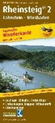 Wanderkarte Rheinsteig 02. Lahnstein - Wiesbaden 1 : 25 000