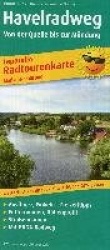 Radtourenkarte Havelradweg, Von der Quelle bis zur Mündung 1 : 60 000