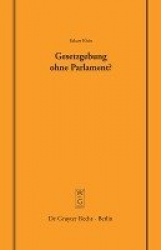 Gesetzgebung ohne Parlament? - Vortrag gehalten vor der Juristischen Gesellschaft zu Berlin am 24. September 2003